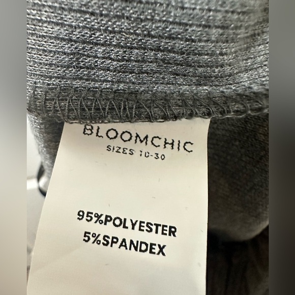 BloomChic Gray Sweatpants with Drawstring Waist XL us14 - Picture 3 of 4